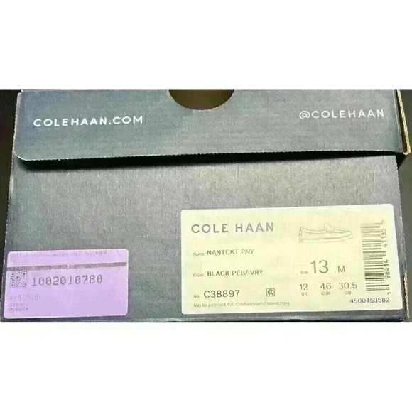 Cole Haan Nantucket Penny Loafers Shoes Color Brown Size 13M New In Box